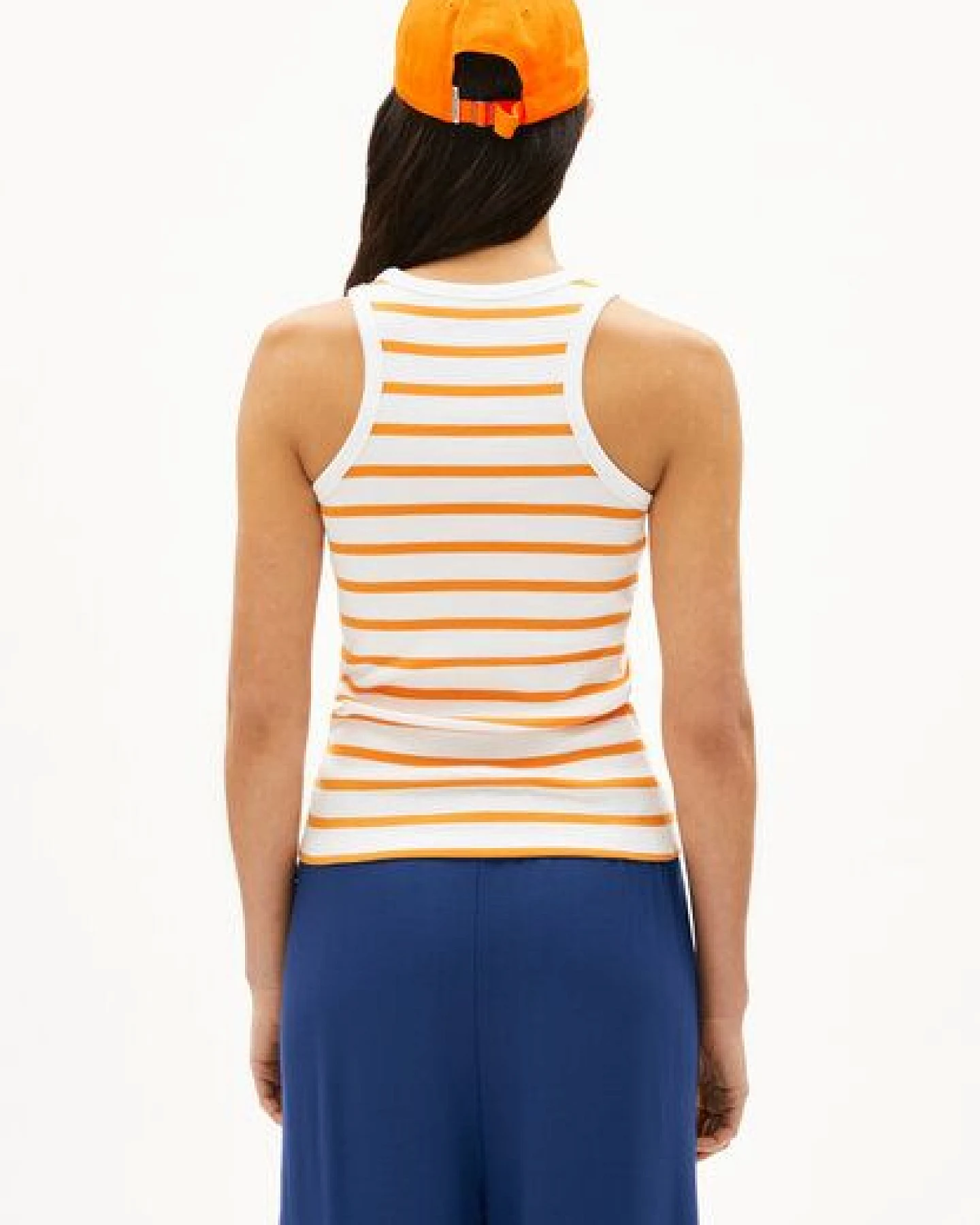 ARMEDANGELS KANITAA STRIPES Damen Ripp-Top aus Bio-Baumwoll Mix – Ansicht 2