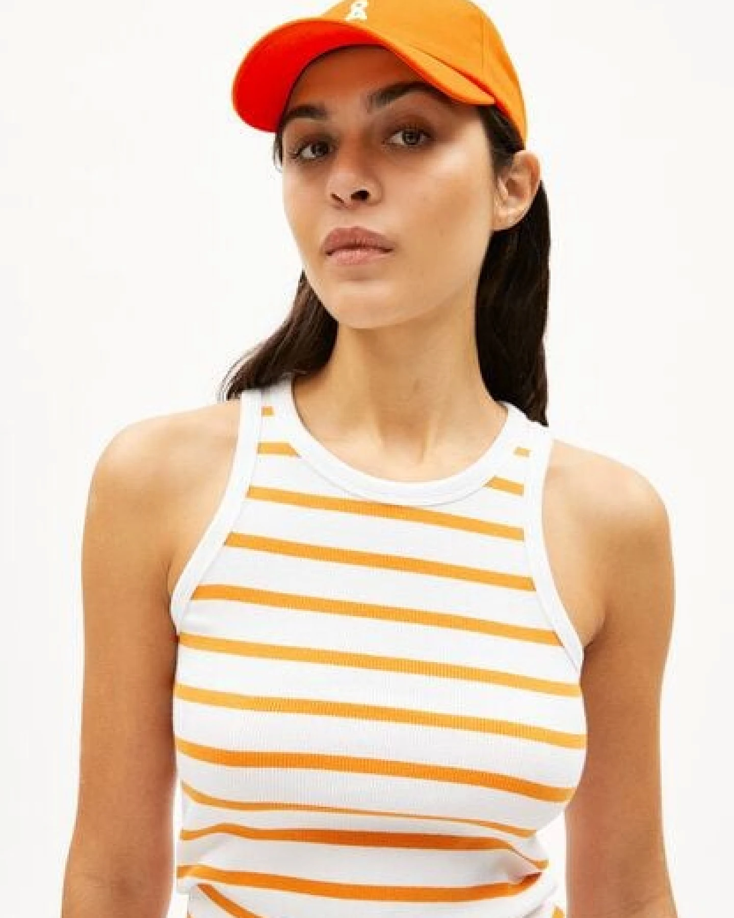 ARMEDANGELS KANITAA STRIPES Damen Ripp-Top aus Bio-Baumwoll Mix – Ansicht 3