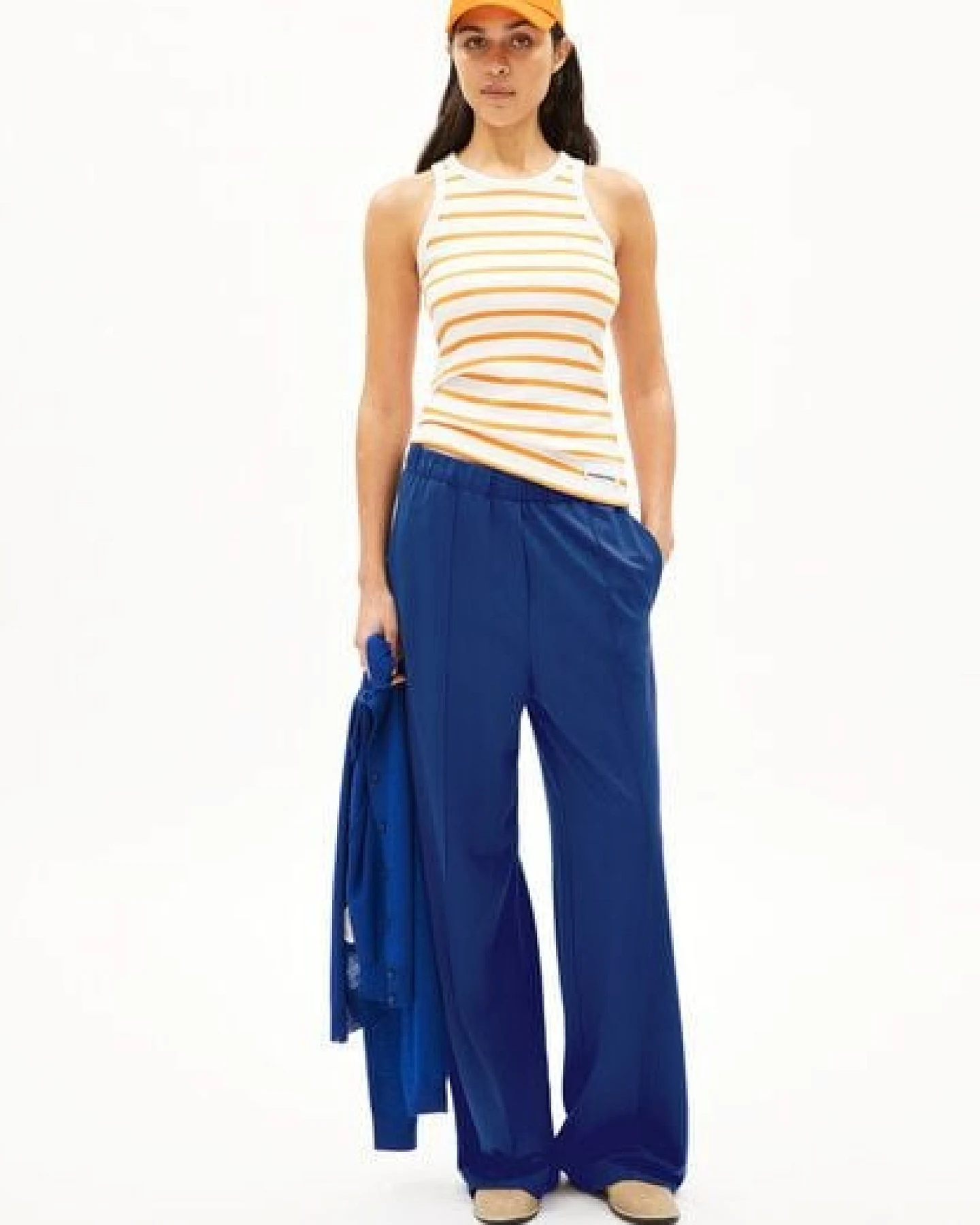 ARMEDANGELS KANITAA STRIPES Damen Ripp-Top aus Bio-Baumwoll Mix – Ansicht 4
