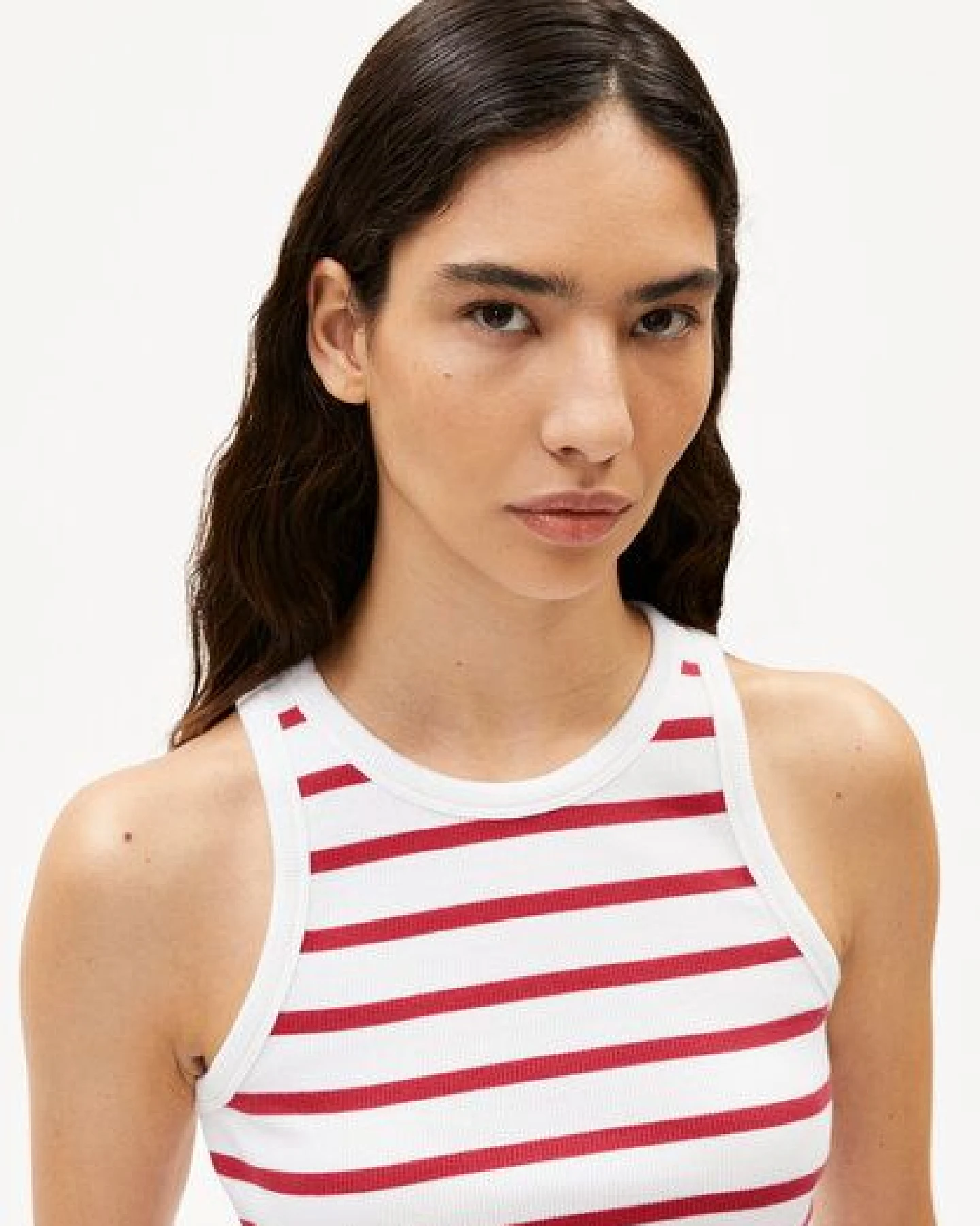 ARMEDANGELS KANITAA STRIPES Damen Ripp-Top aus Bio-Baumwoll Mix – Ansicht 3