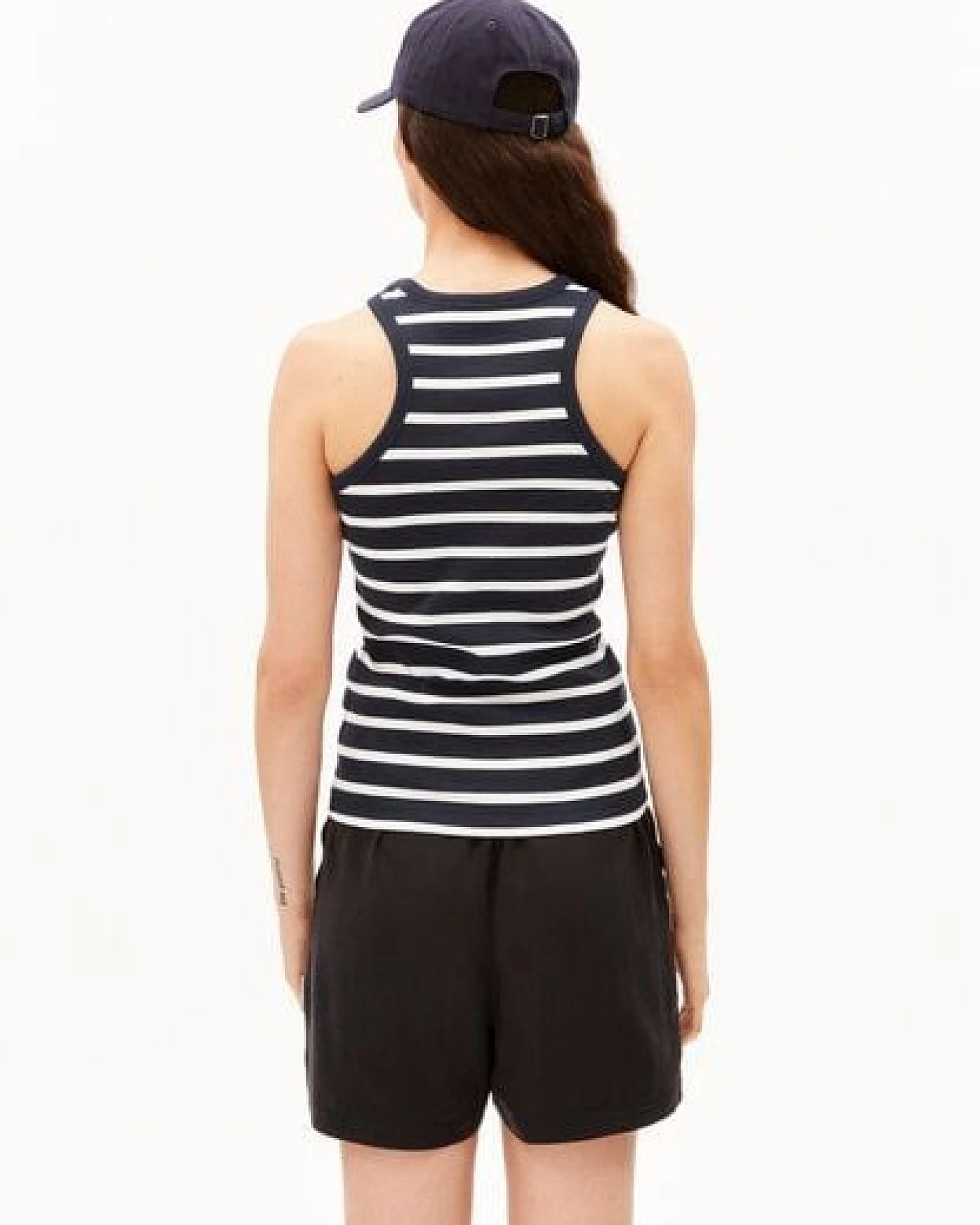 ARMEDANGELS KANITAA STRIPES Damen Ripp-Top aus Bio-Baumwoll Mix – Ansicht 2