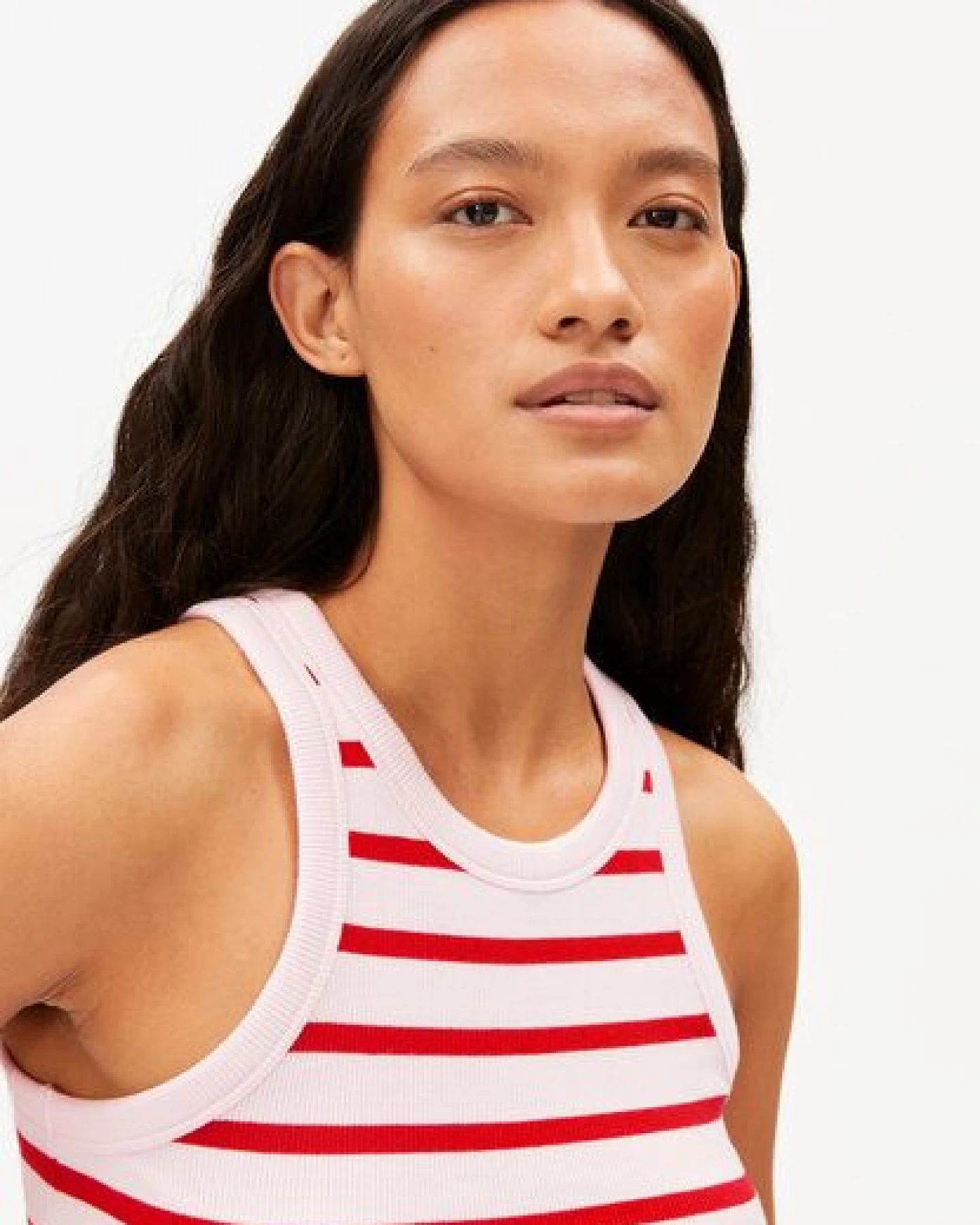 ARMEDANGELS KANITAA STRIPES Damen Ripp-Top aus Bio-Baumwoll Mix – Ansicht 3