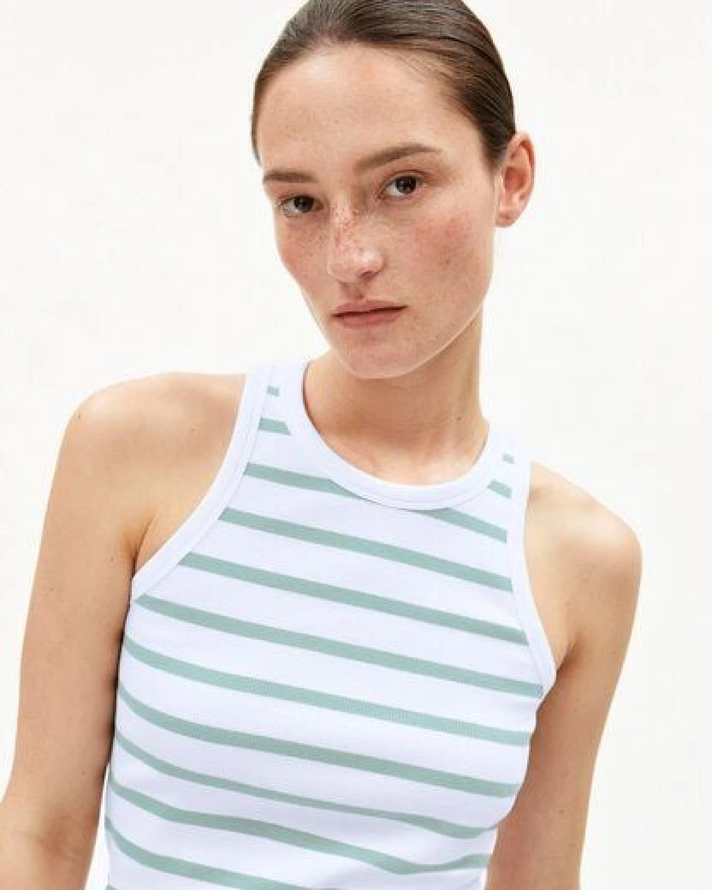 ARMEDANGELS KANITAA STRIPES Damen Ripp-Top aus Bio-Baumwoll Mix – Ansicht 3