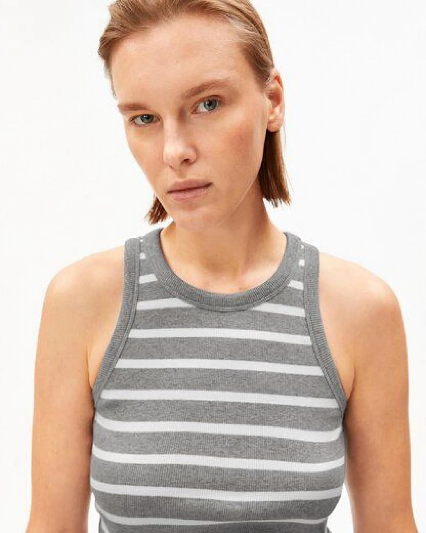 ARMEDANGELS KANITAA STRIPES Damen Ripp-Top aus Bio-Baumwoll Mix – Ansicht 3