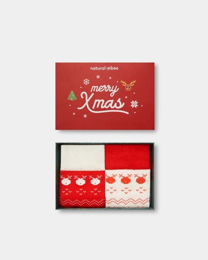 Natural Vibes 2-Pack Xmas Weihnachten Bio GOTS