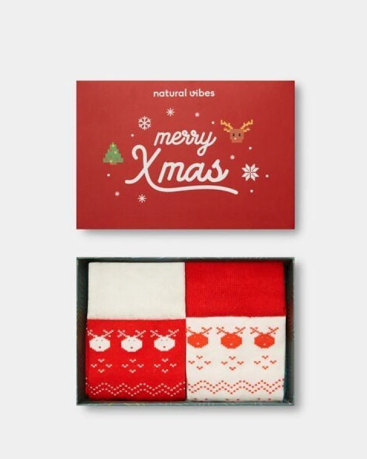 Natural Vibes 2-Pack Xmas Weihnachten Bio GOTS