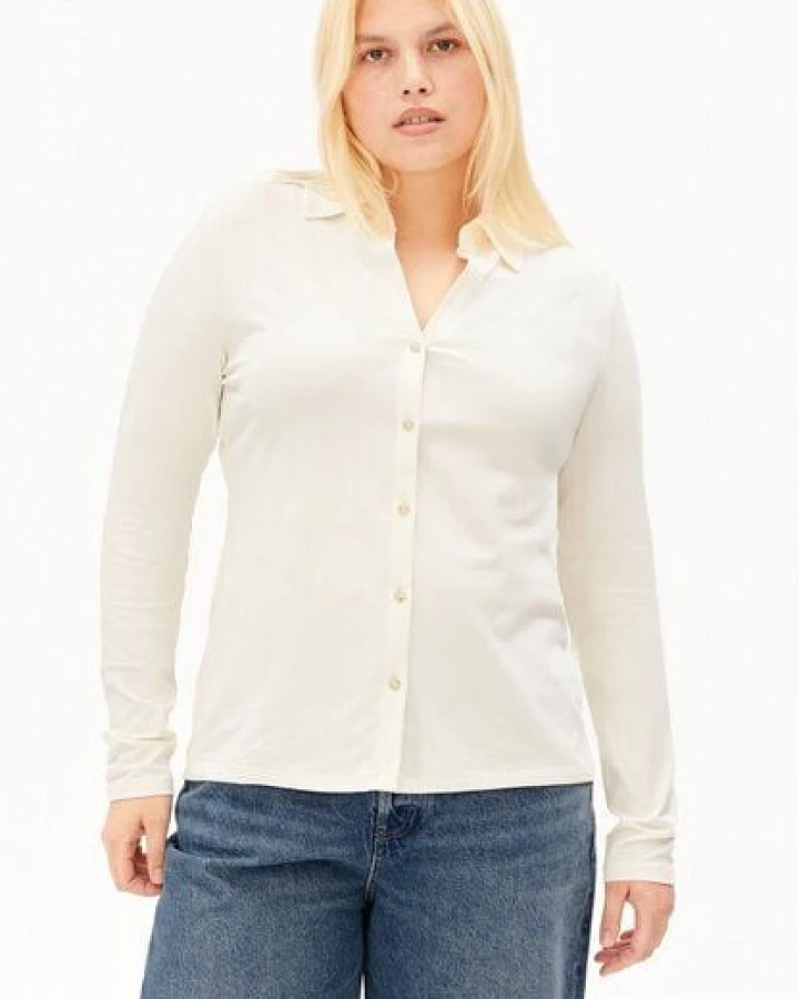 Produktseite: ARMEDANGELS NALAANNIA Damen Bluse aus Bio-Baumwoll Mix