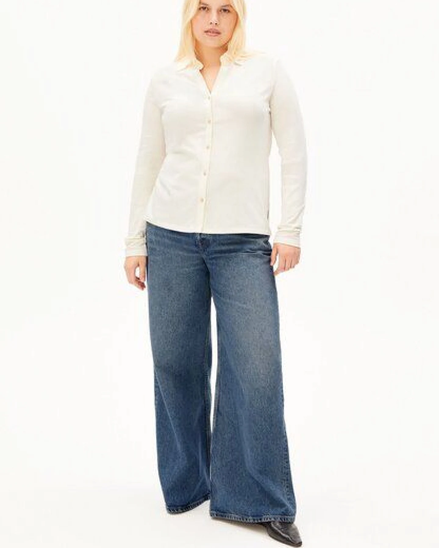ARMEDANGELS NALAANNIA Damen Bluse aus Bio-Baumwoll Mix – Ansicht 4