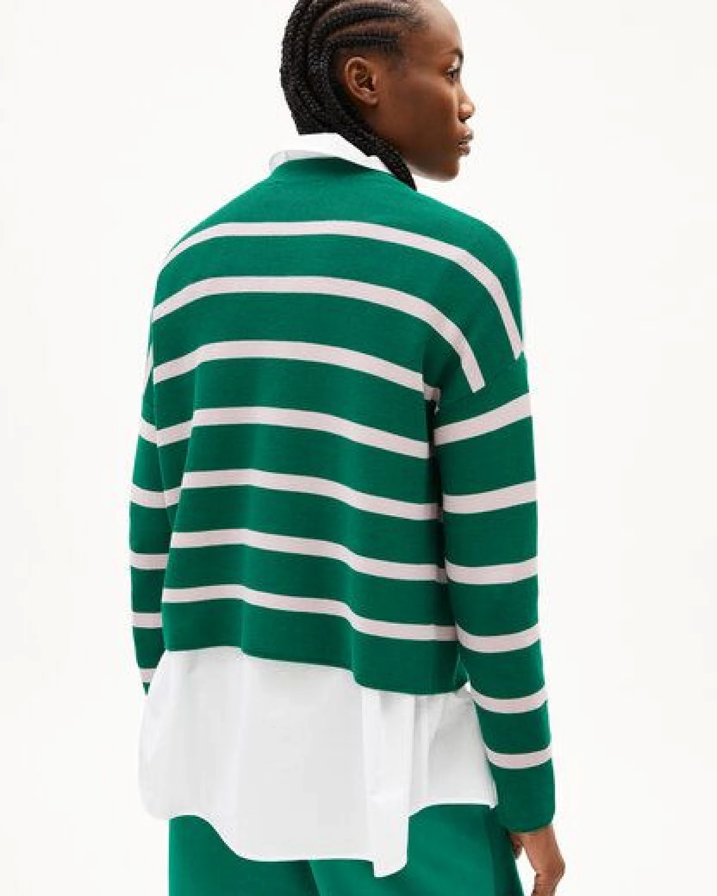 ARMEDANGELS MERINAA STRIPES Damen Pullover aus Bio-Baumwolle – Ansicht 2