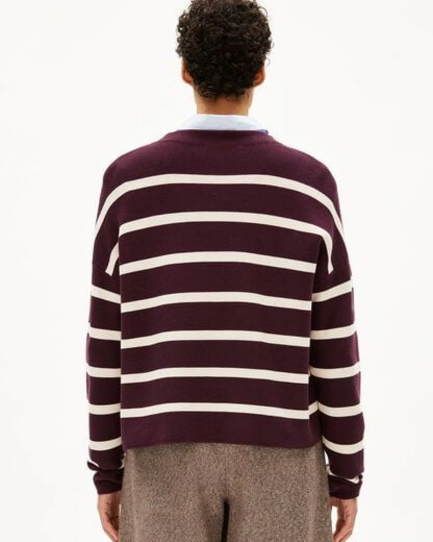 ARMEDANGELS MERINAA STRIPES Damen Pullover aus Bio-Baumwolle – Ansicht 2