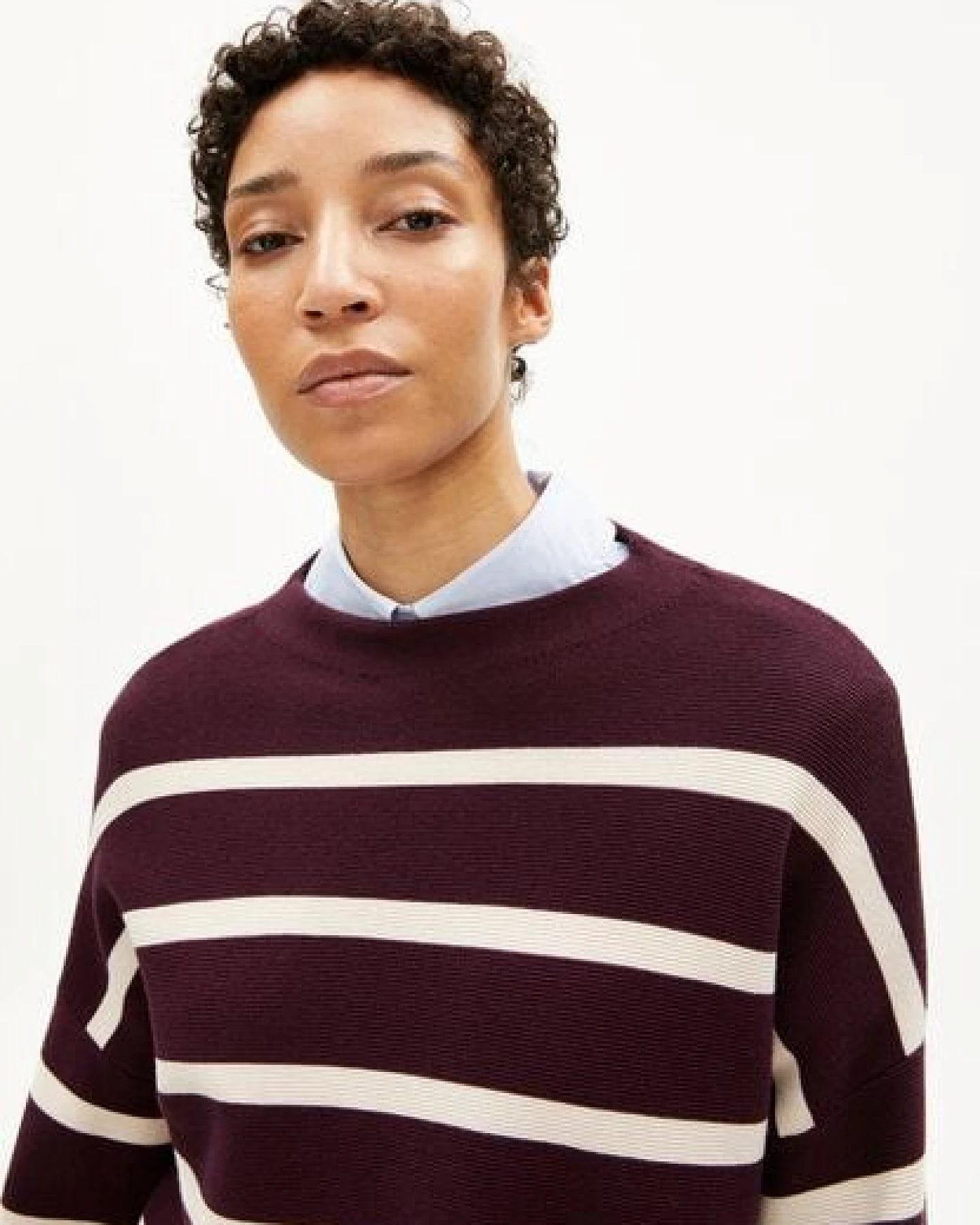 ARMEDANGELS MERINAA STRIPES Damen Pullover aus Bio-Baumwolle – Ansicht 3