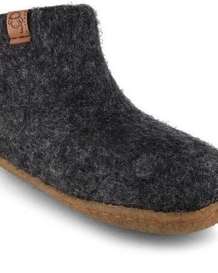 WoolFit Kinder-Hausschuhe Hüttenschuhe aus 100% Wolle
