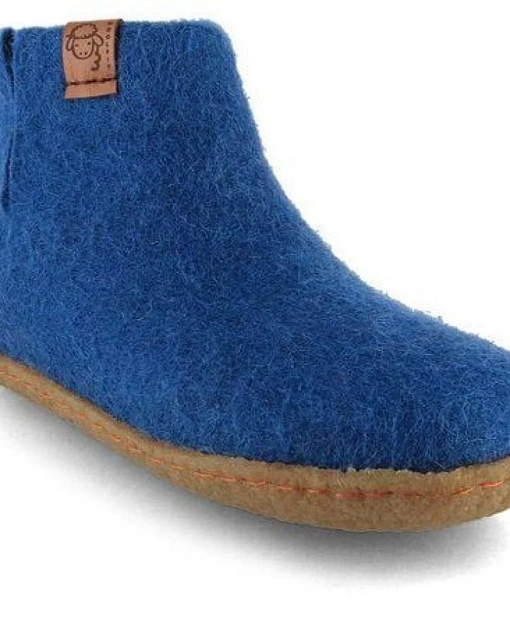 WoolFit Kinder-Hausschuhe Hüttenschuhe aus 100% Wolle