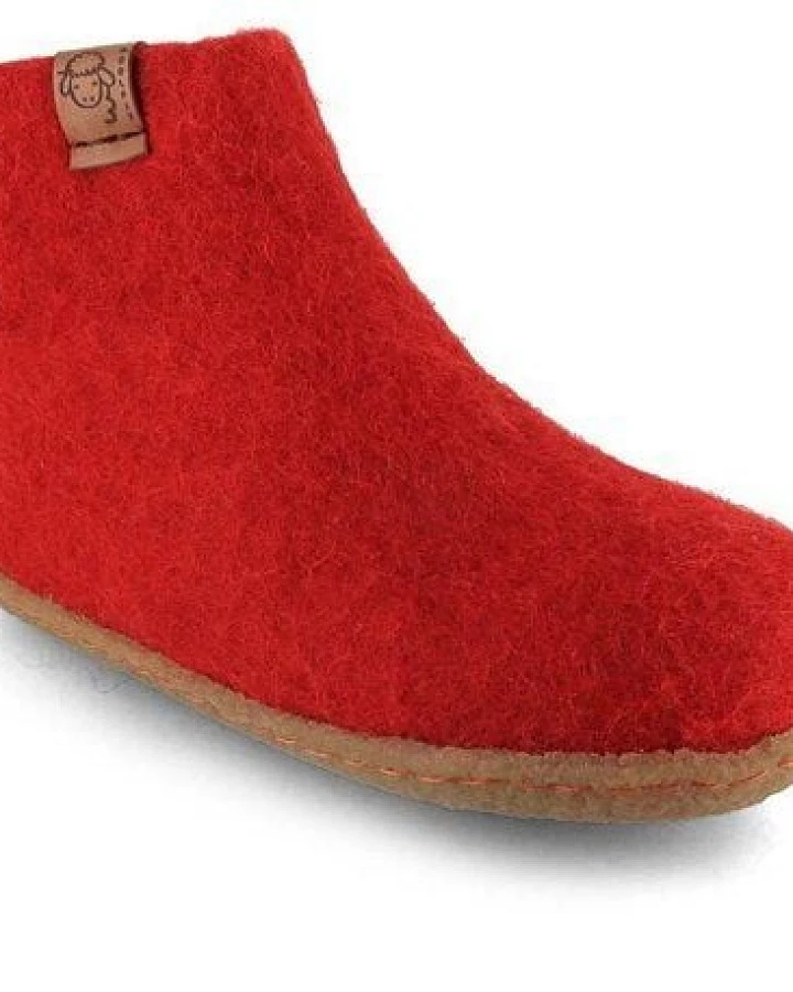 WoolFit Kinder-Hausschuhe Hüttenschuhe aus 100% Wolle