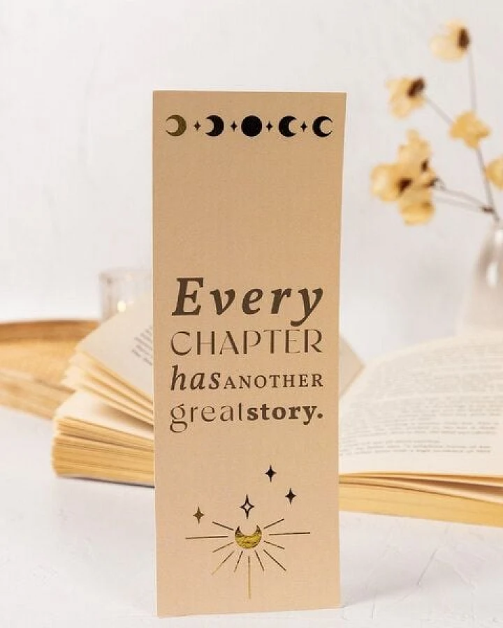 Oh Shanti Lesezeichen ,,Every Chapter Has Another Great Story''