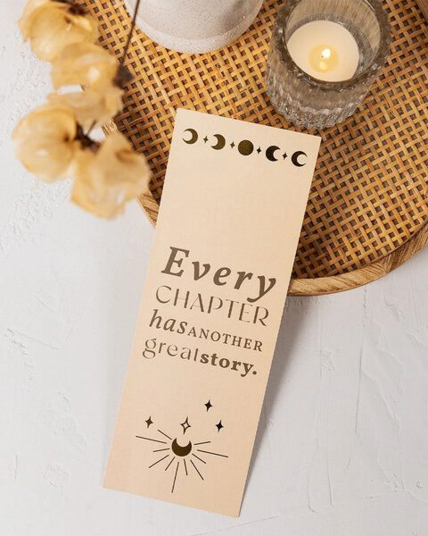 Oh Shanti Lesezeichen ,,Every Chapter Has Another Great Story'' – Ansicht 4