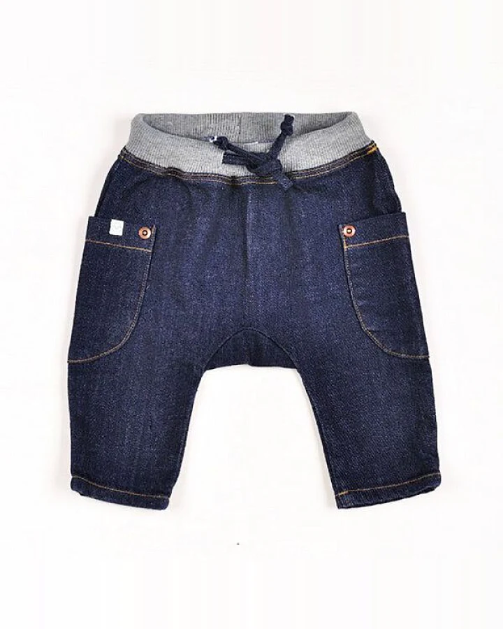 Baby-Haremshose 'OrganicEra' aus Bio-Baumwoll-Denim