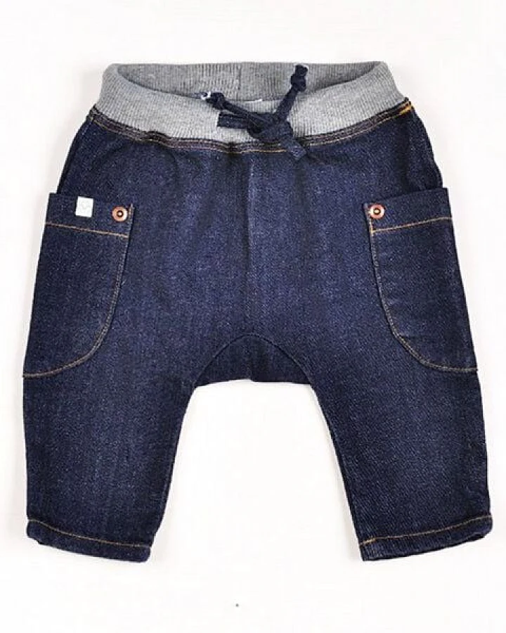 Baby-Haremshose 'OrganicEra' aus Bio-Baumwoll-Denim