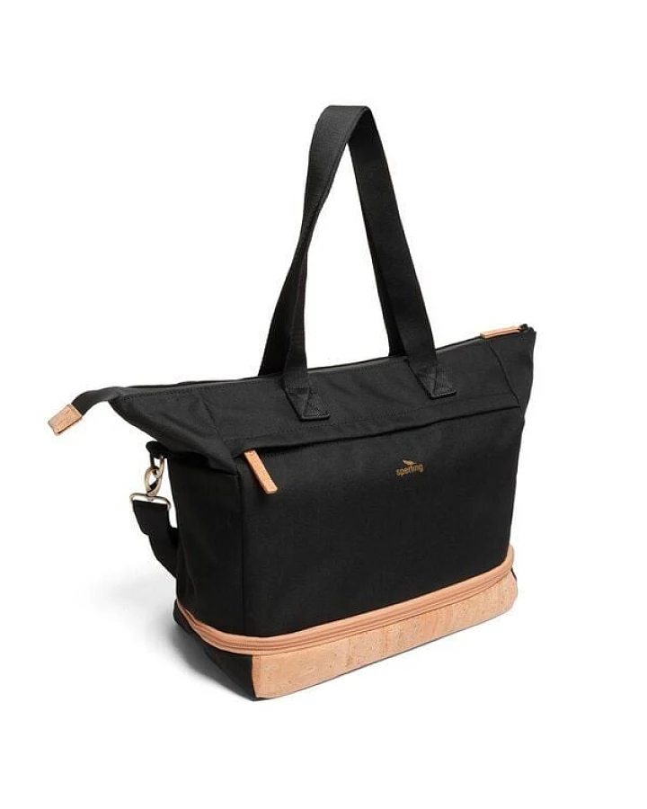 Sperling Erweiterbarer Shopper "Divided" aus recyceltem PET, vegan