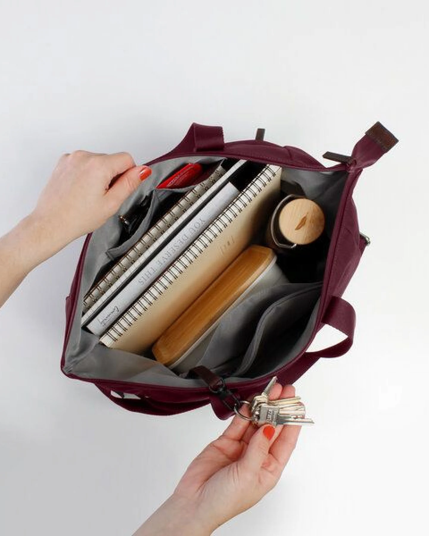 Sperling Erweiterbarer Shopper "Divided" – Ansicht 4