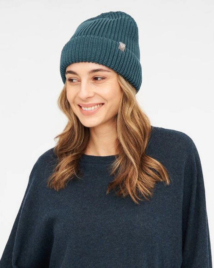 WiDDA berlin LANA gerippte Beanie aus Bio-Baumwolle
