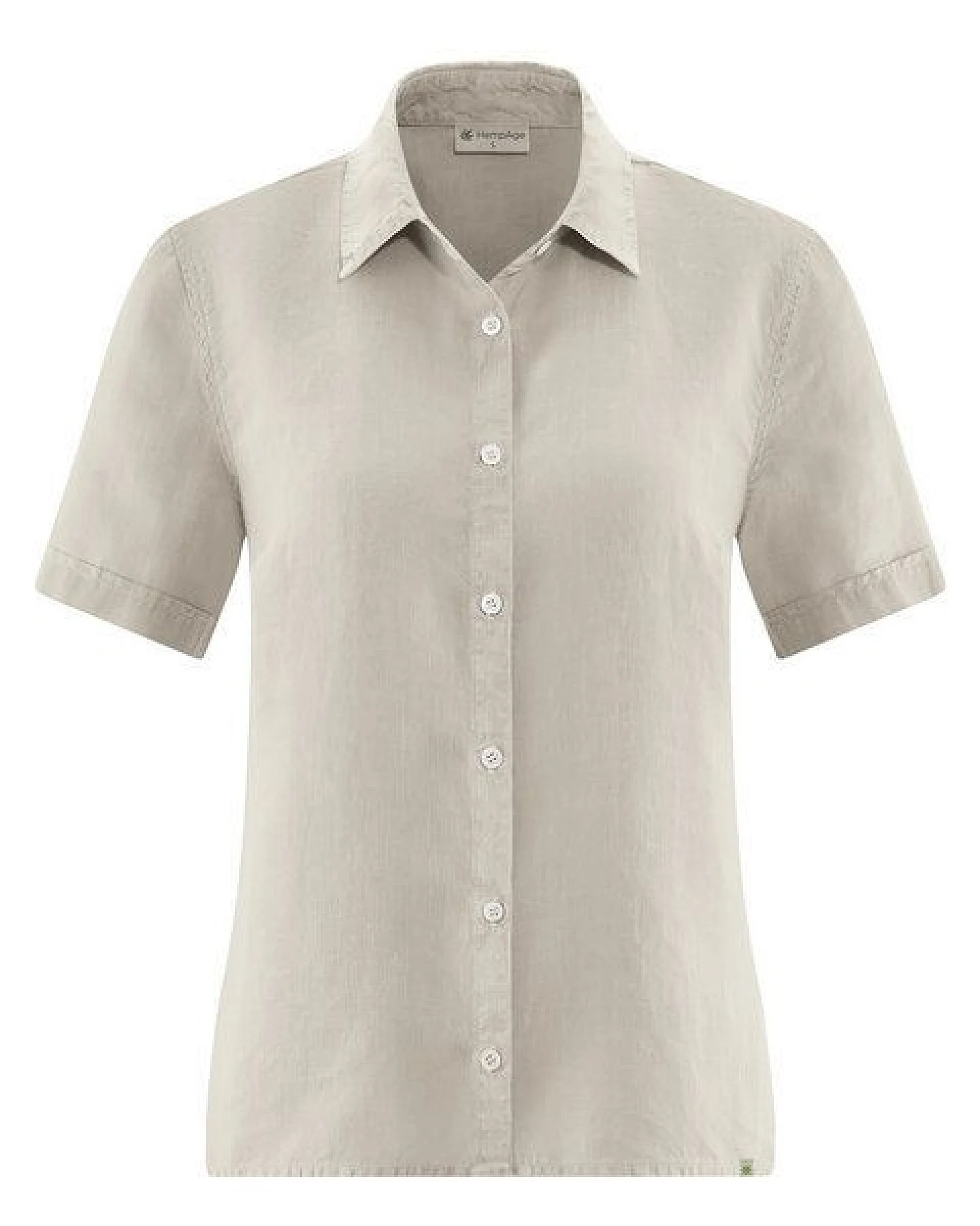 HempAge Kurzarmbluse Damen 100% Hanf – Ansicht 3