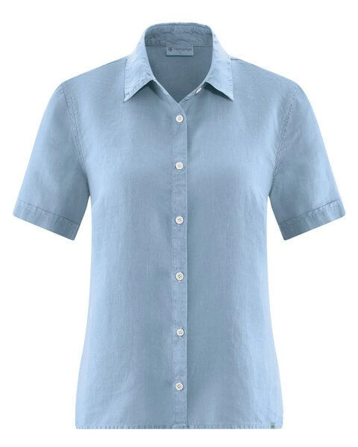 HempAge Kurzarmbluse Damen 100% Hanf – Ansicht 3