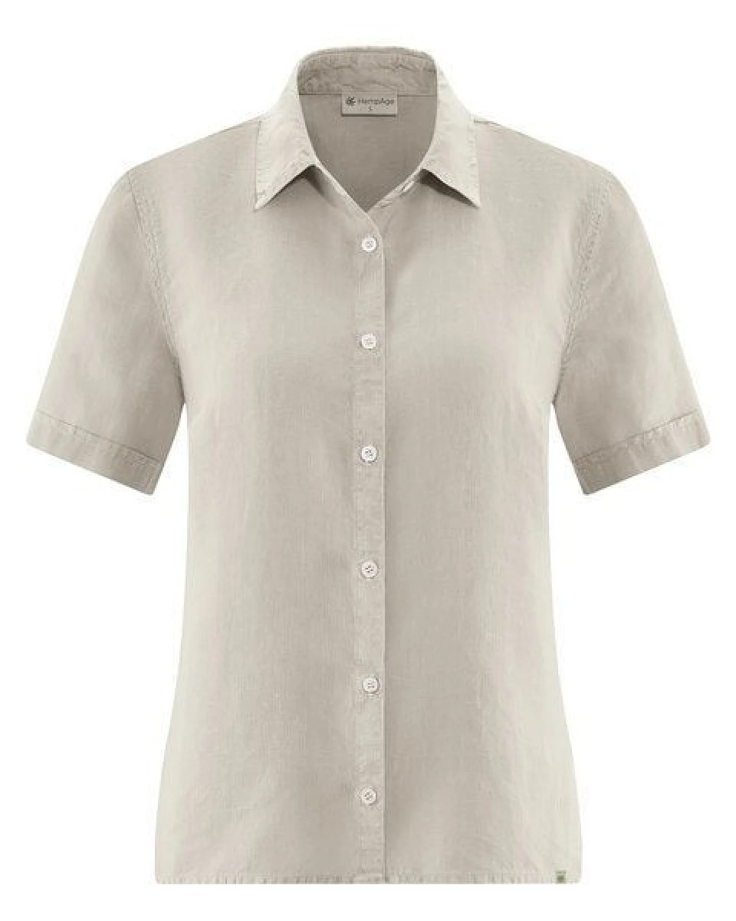 HempAge Kurzarmbluse Damen 100% Hanf – Ansicht 3