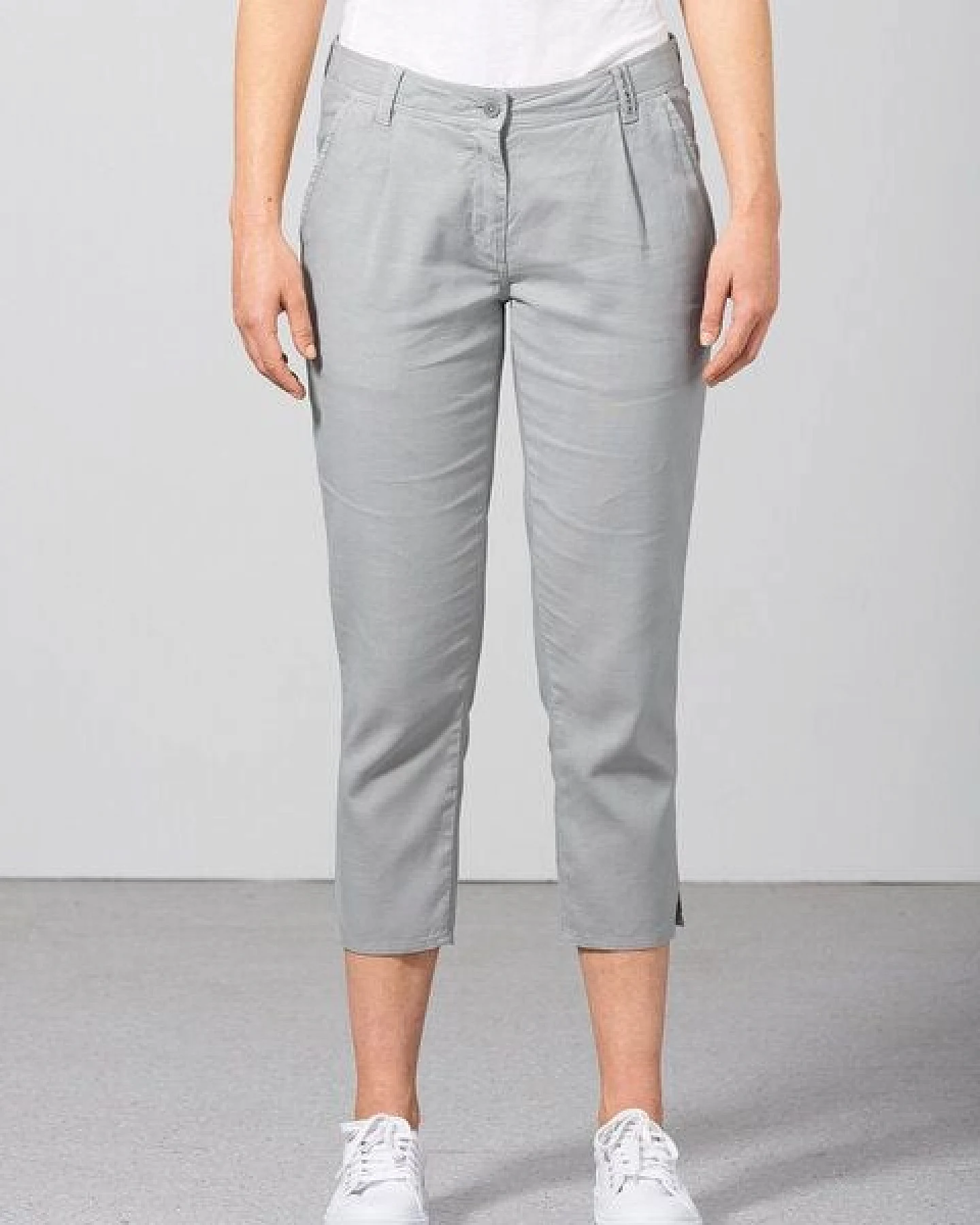 Hempage Damen 7/8 Bundfaltenhose Hanf/Biobaumwolle – Ansicht 2