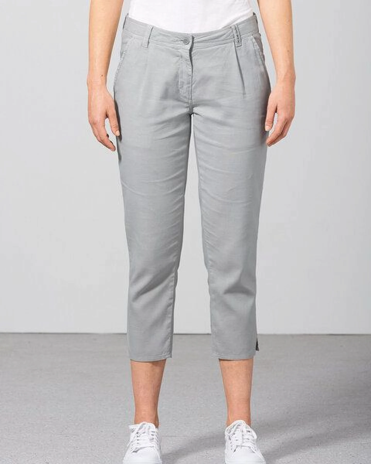 Hempage Damen 7/8 Bundfaltenhose Hanf/Biobaumwolle – Ansicht 2