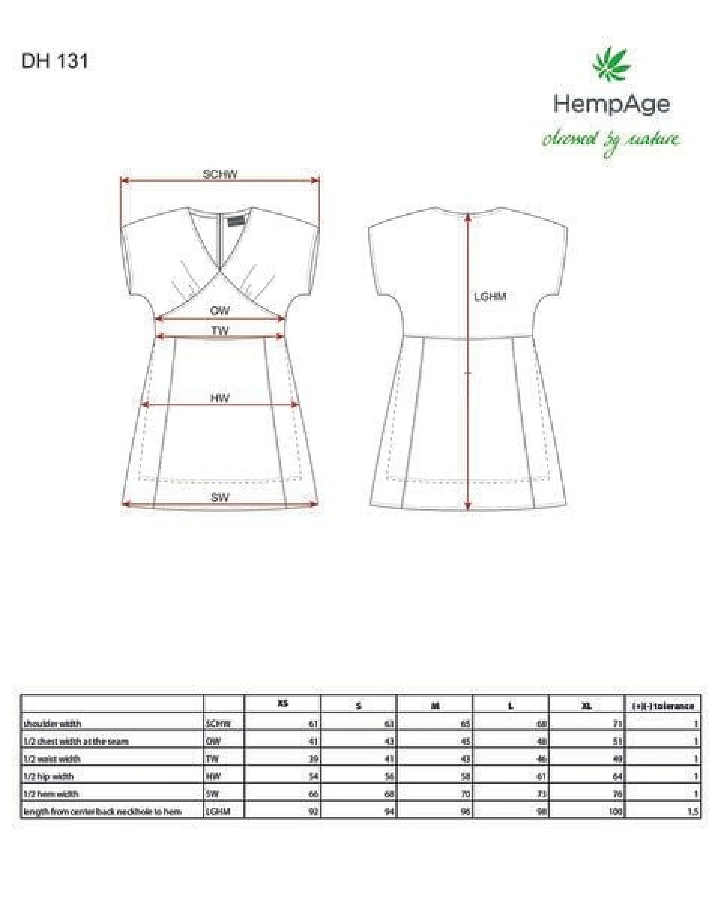 HempAge Sommerkleid Hanf/Biobaumwolle – Ansicht 2