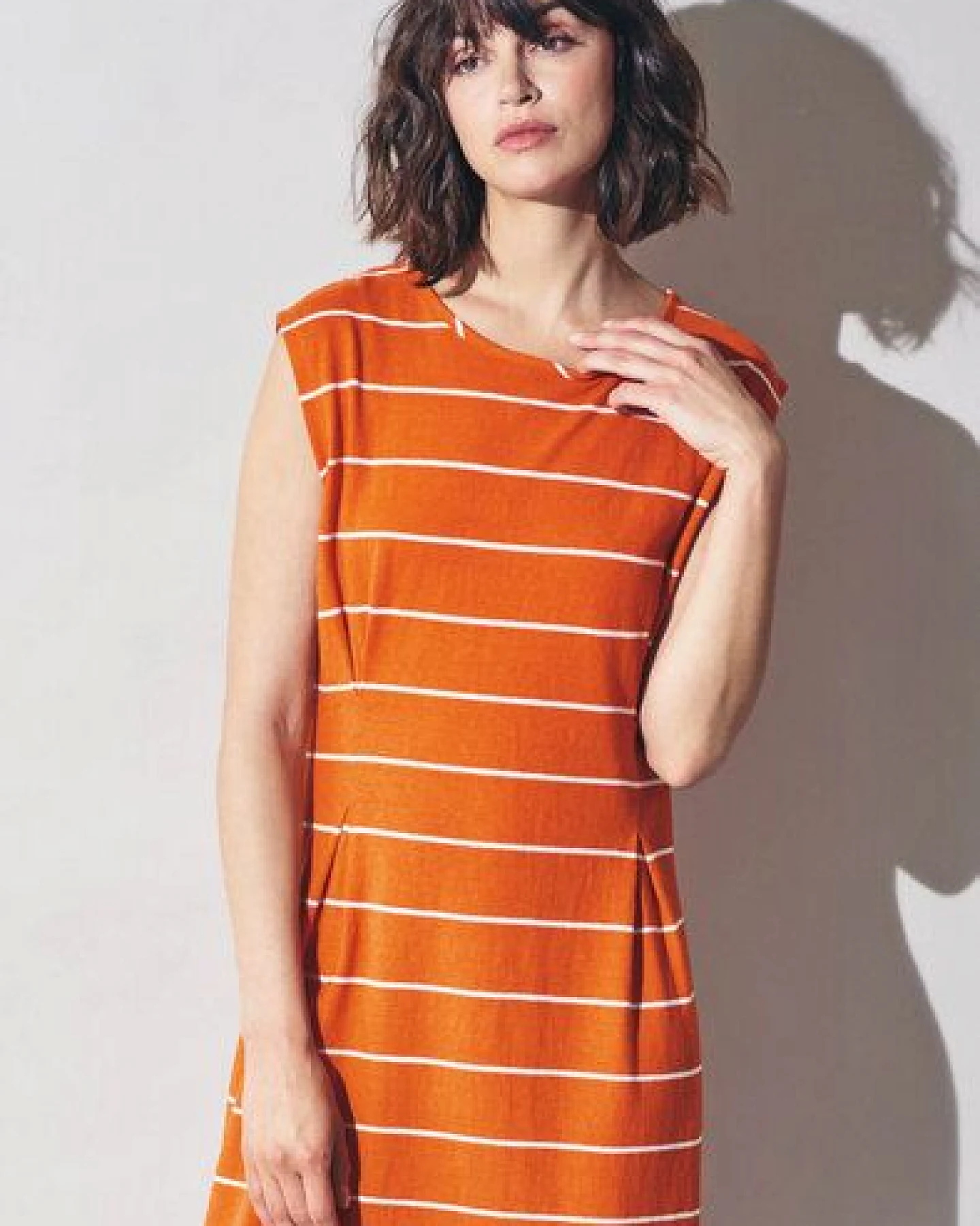 HempAge Gestreiftes Kleid Hanf/Biobaumwolle – Ansicht 3