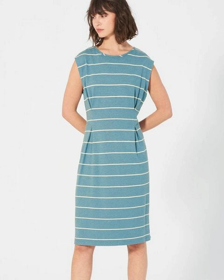 HempAge Gestreiftes Kleid Hanf/Biobaumwolle