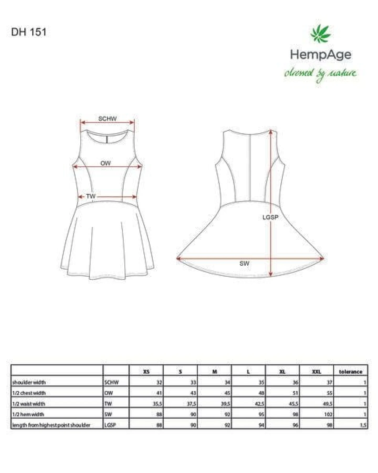 HempAge Jersey Sommerkleid Hanf/Biobaumwolle – Ansicht 3