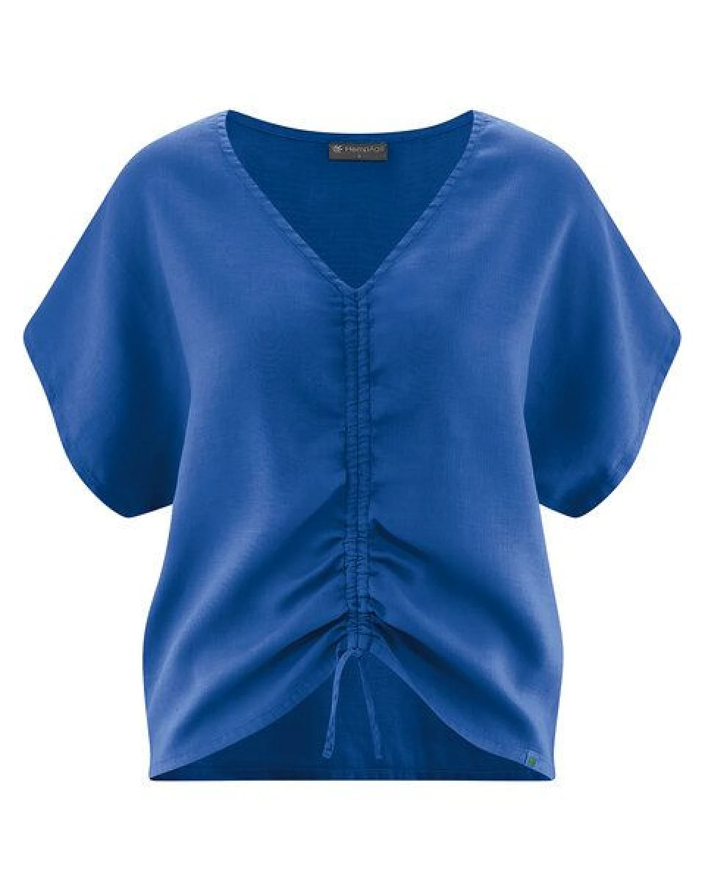 HempAge Geraffte Sommerbluse Hanf/Biobaumwolle – Ansicht 2