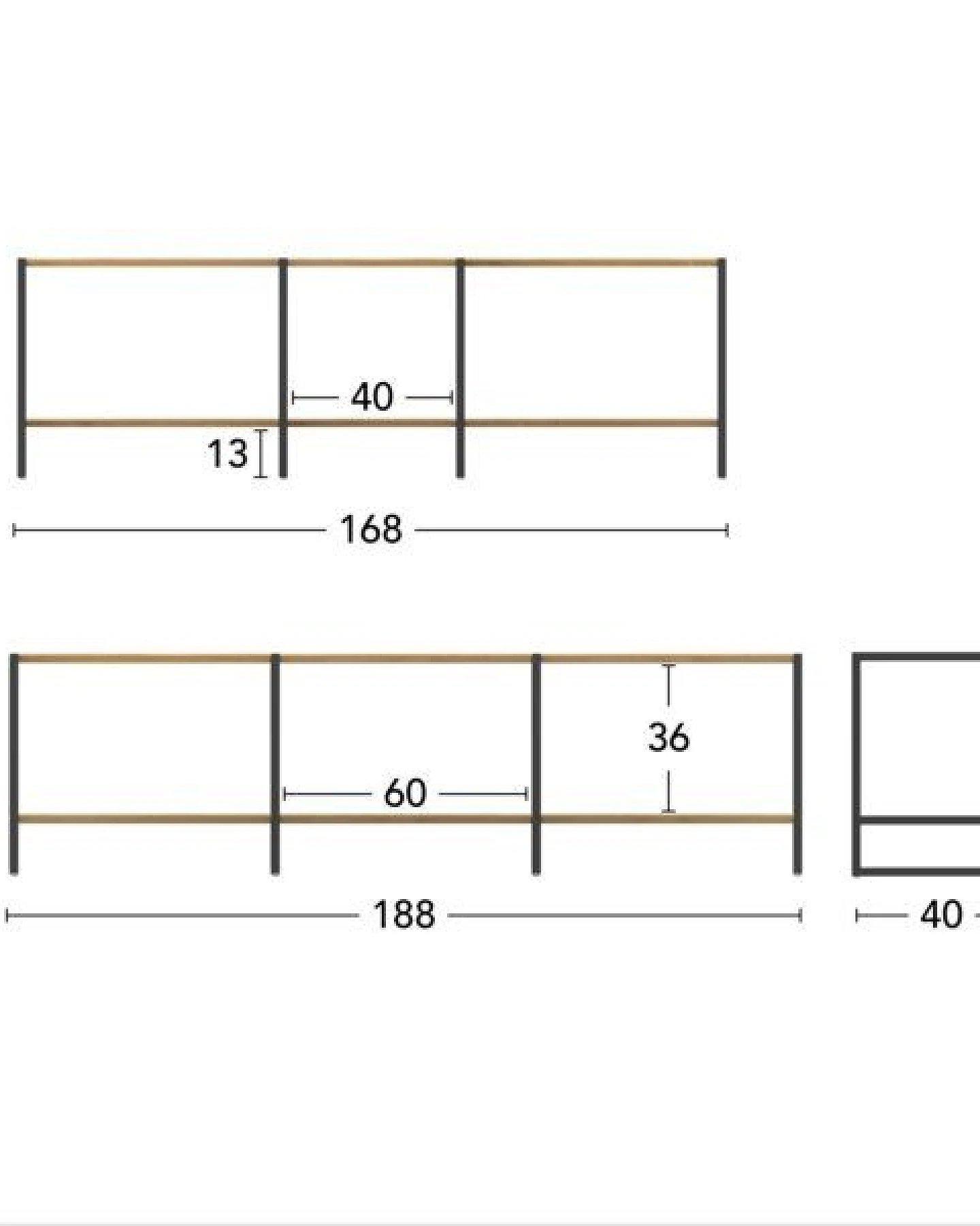 ekomia Lowboard Wega Minimal – Ansicht 3