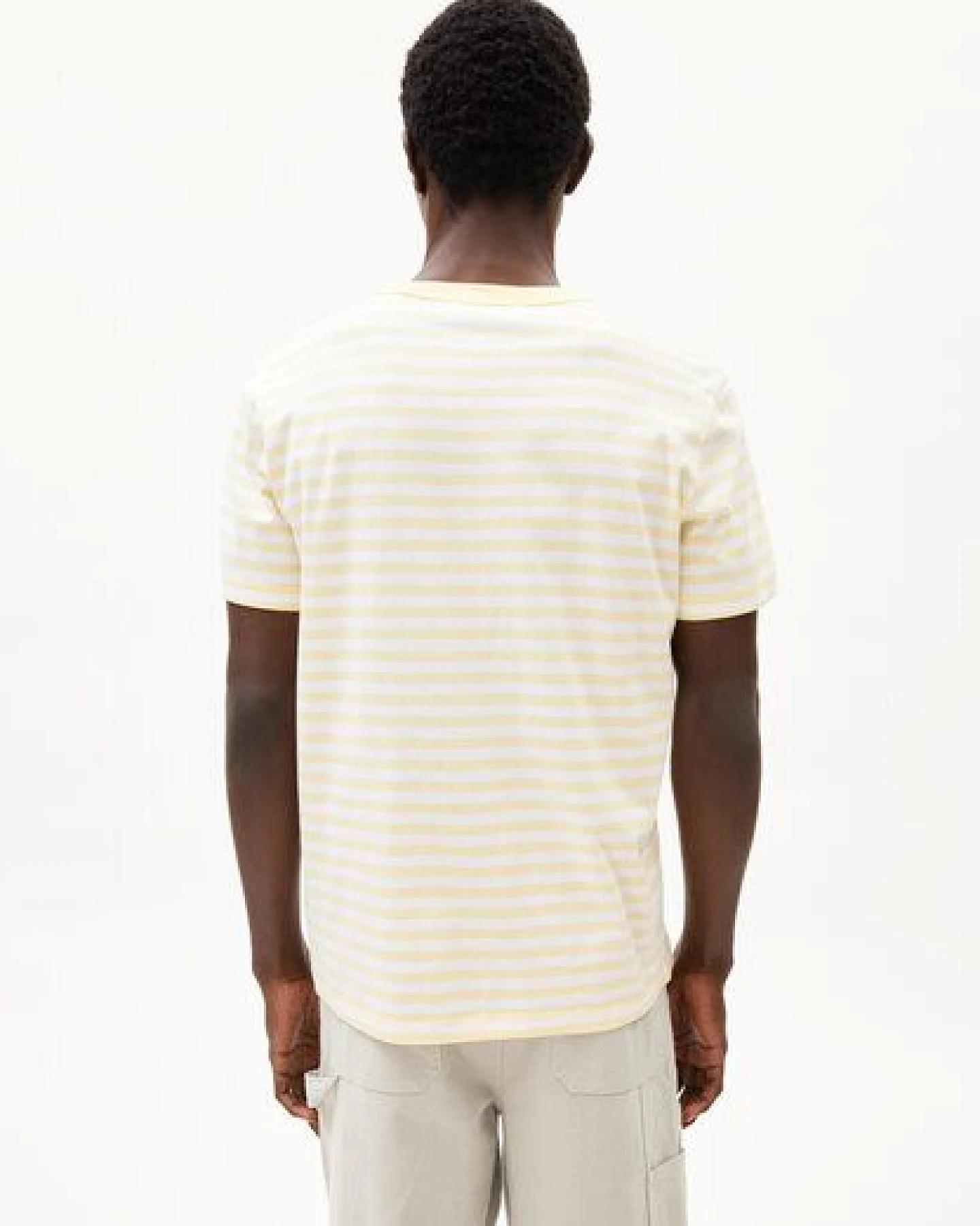 ARMEDANGELS MAARKOS POCKET STRIPES Herren T-Shirt aus Bio-Baumwolle – Ansicht 2