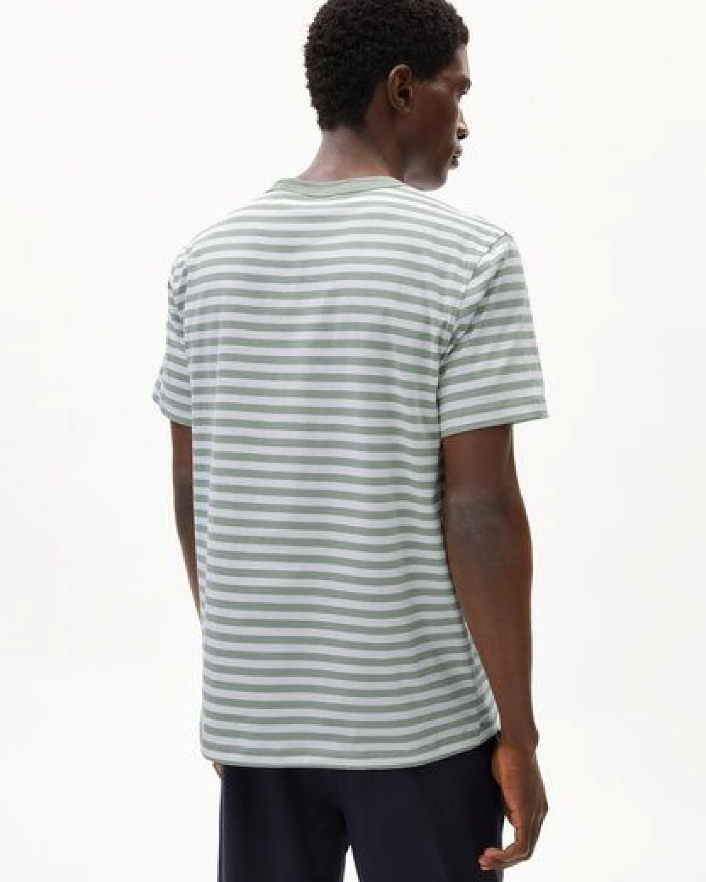 ARMEDANGELS MAARKOS POCKET STRIPES Herren T-Shirt aus Bio-Baumwolle – Ansicht 2