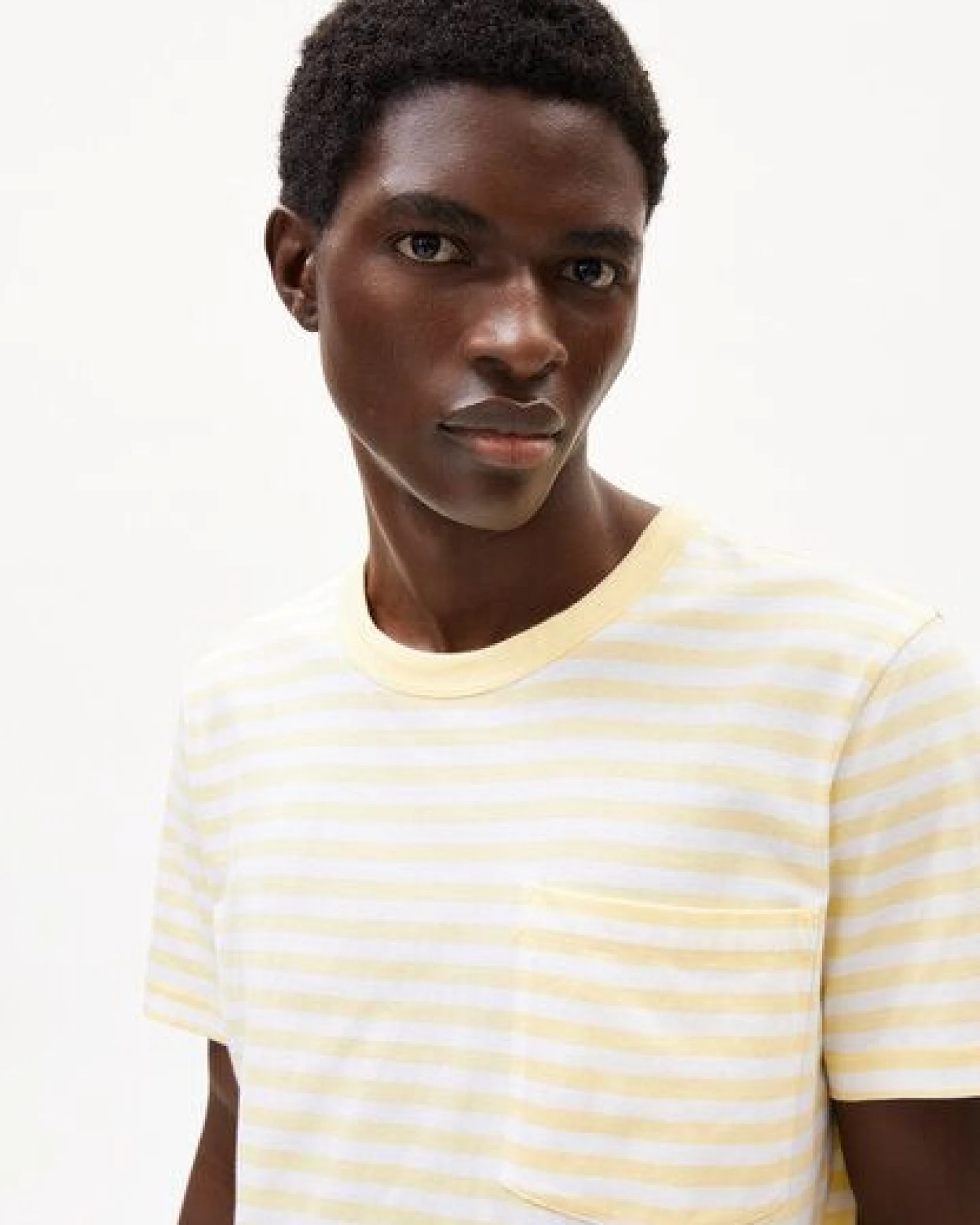 ARMEDANGELS MAARKOS POCKET STRIPES Herren T-Shirt aus Bio-Baumwolle – Ansicht 3