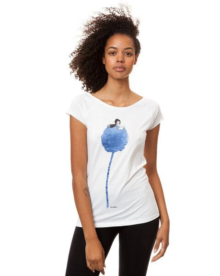FellHerz Blumenbuch Cap Sleeve white
