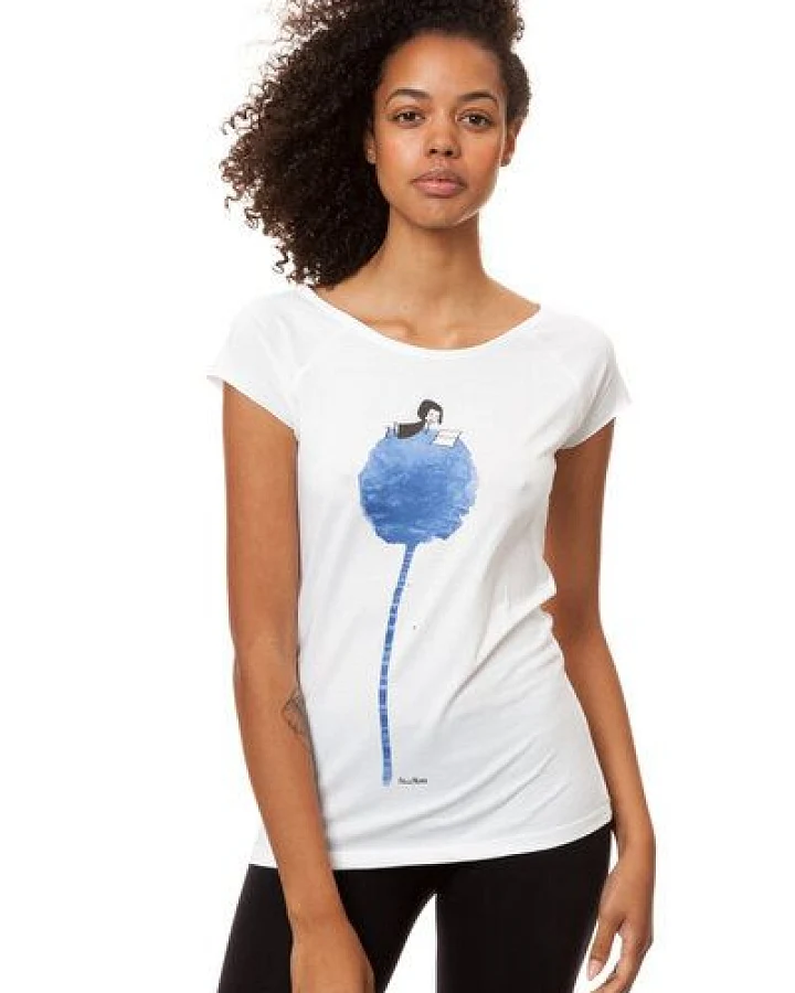 FellHerz Blumenbuch Cap Sleeve white