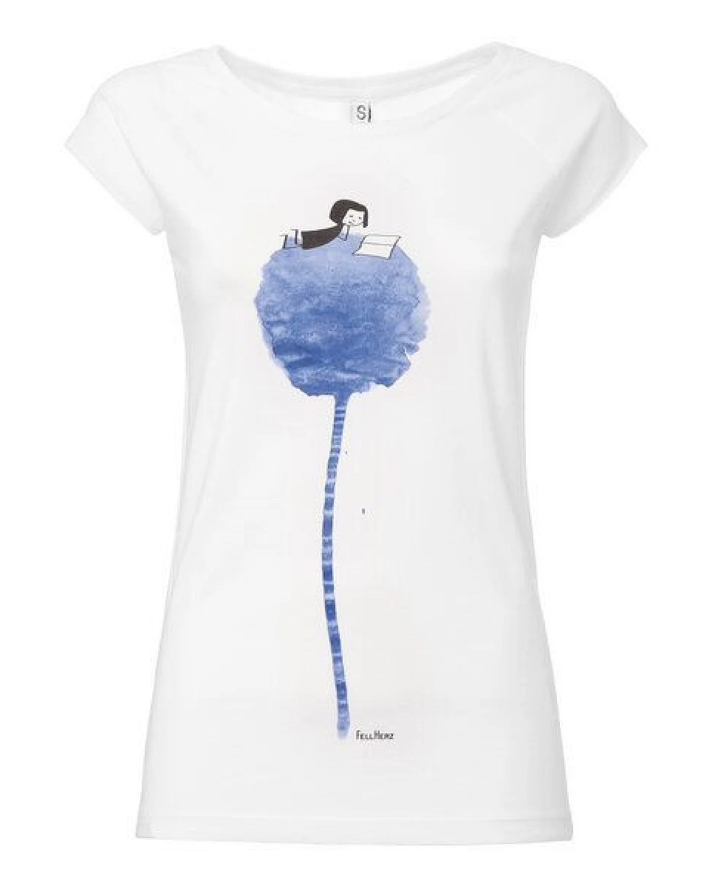 FellHerz Blumenbuch Cap Sleeve white – Ansicht 2