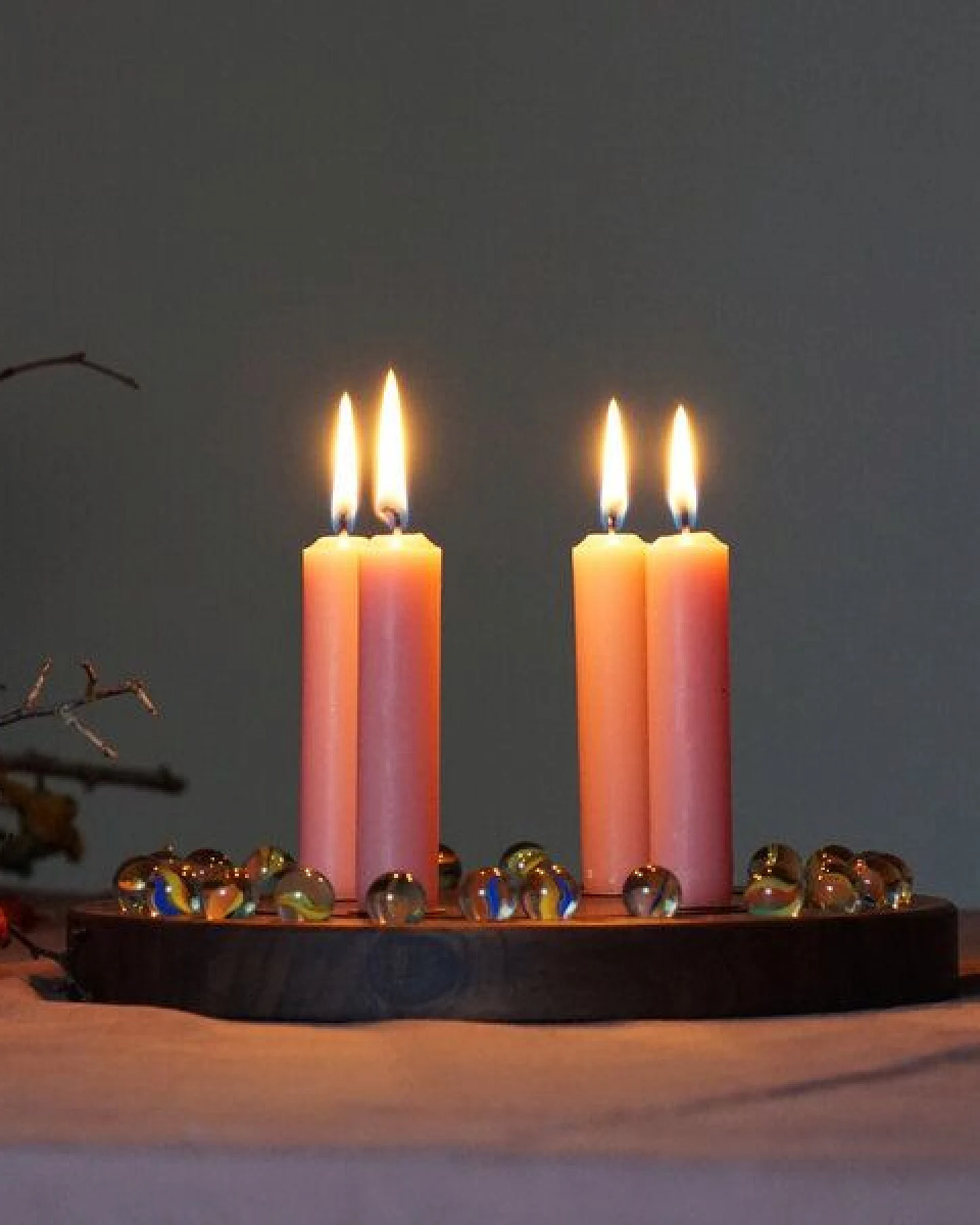 klotzaufklotz Adventskalender und Adventskranz für Stabkerzen – Ansicht 2
