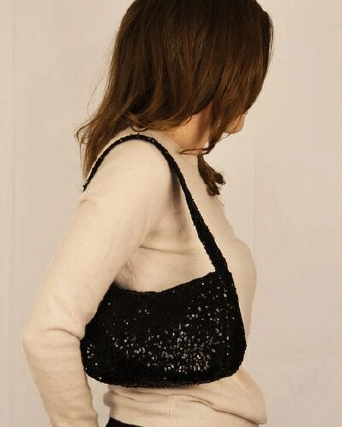 NOE Abendtasche mit Pailletten – Ansicht 2