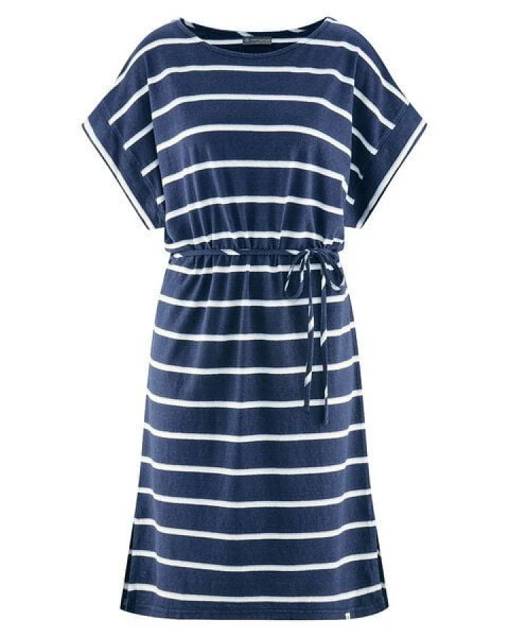 HempAge Streifen Kleid Hanf/Biobaumwolle
