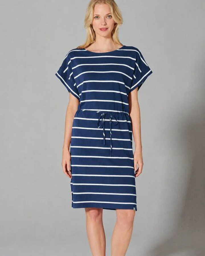 HempAge Streifen Kleid Hanf/Biobaumwolle