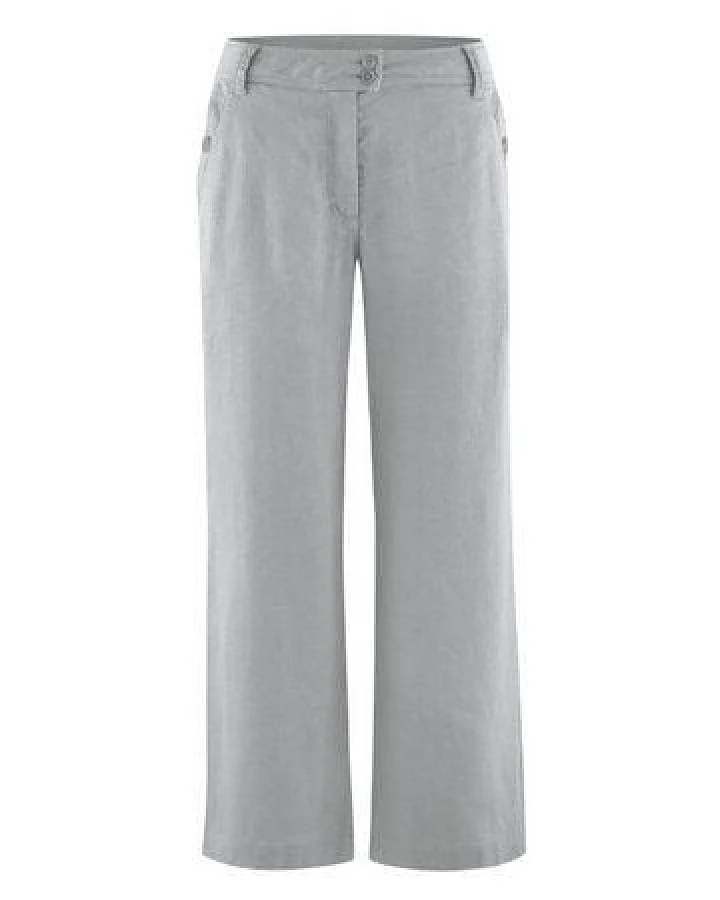 Hempage Damen Highrise 7/8-Culotte Hanf/Biobaumwolle