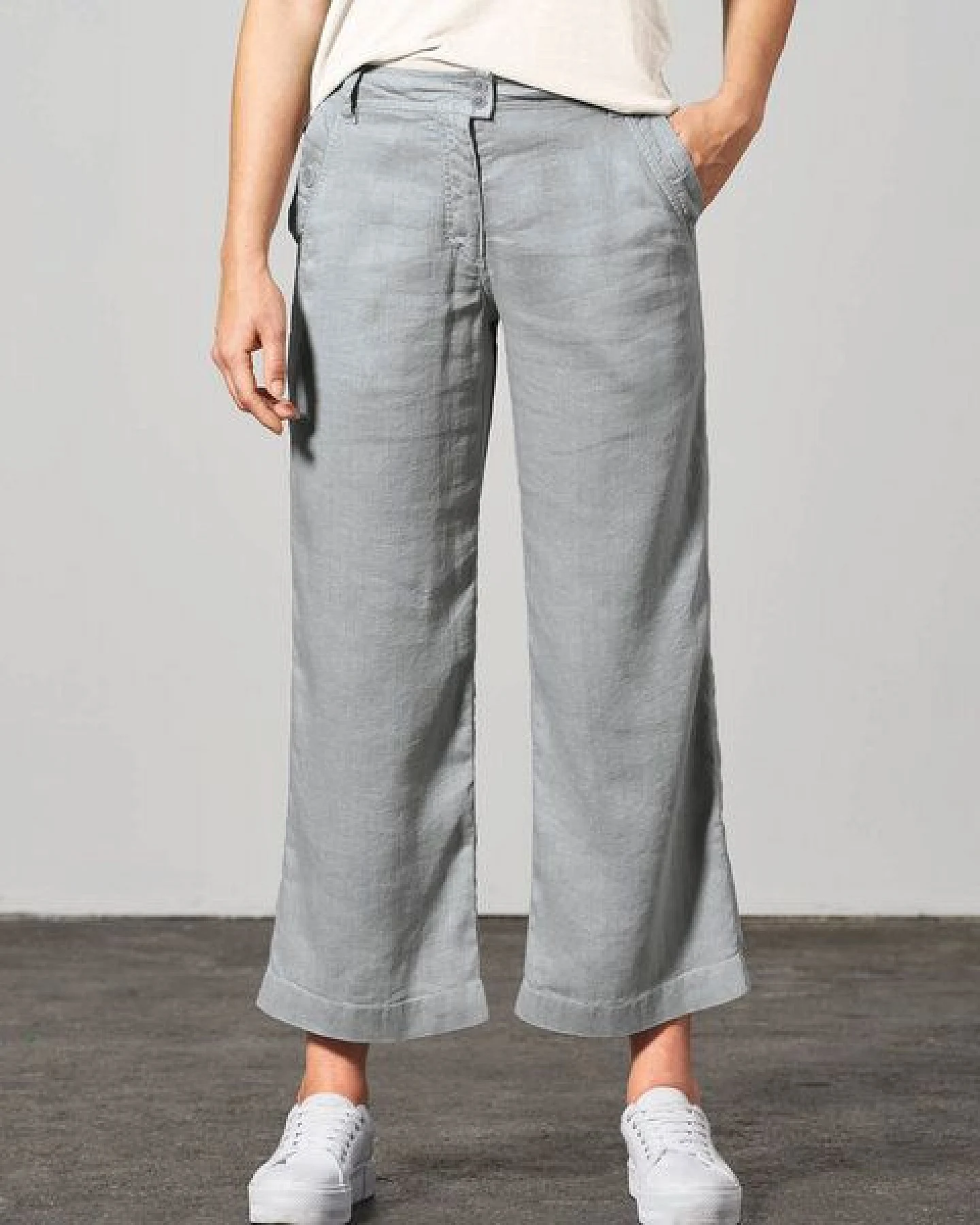 Hempage Damen Highrise 7/8-Culotte Hanf/Biobaumwolle – Ansicht 2