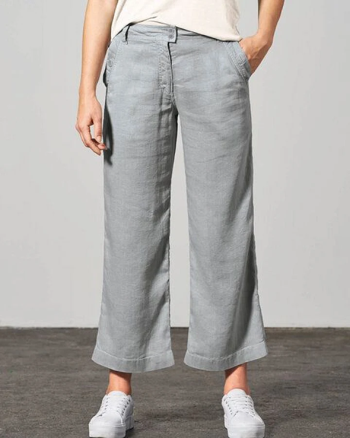 Hempage Damen Highrise 7/8-Culotte Hanf/Biobaumwolle