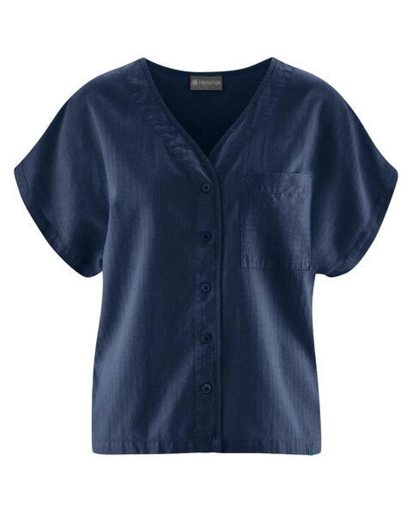 HempAge Weite Bluse Hanf/Biobaumwolle – Ansicht 2
